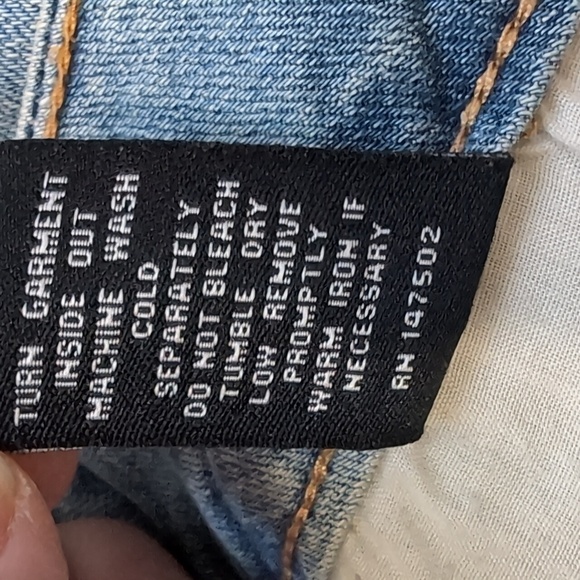 NEW Ashley Stewart Girlfriend Jeans Stretchy Distressed High rise Roomy Size 32S - Picture 6 of 13